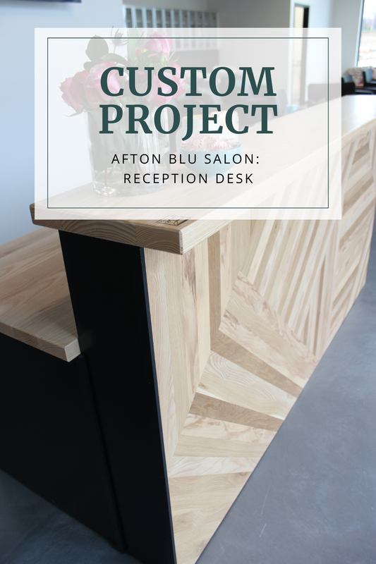 Afton Blu Salon: Reception Desk