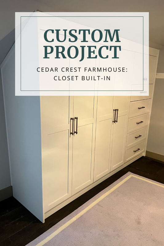 A Thoughtful Solution for a Farmhouse Bedroom Without a Closet