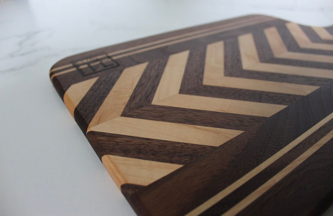 Chevron Charcuterie Board