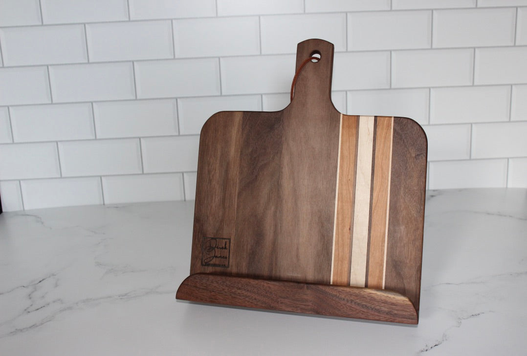 Walnut Cookbook Stand