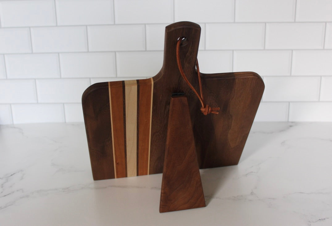 Walnut Cookbook Stand