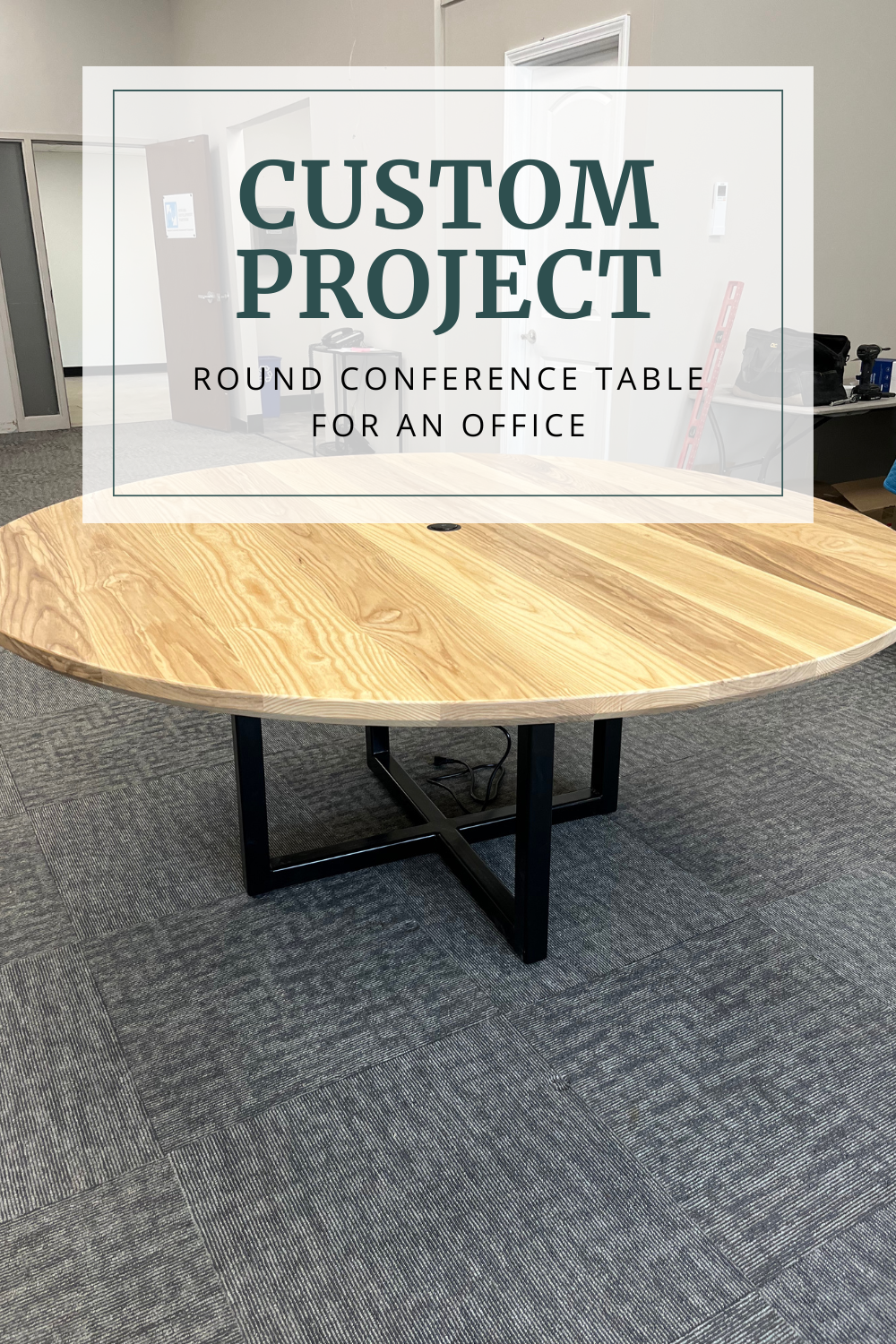 Custom Project: Round Conference Table – derekjameswoodworking