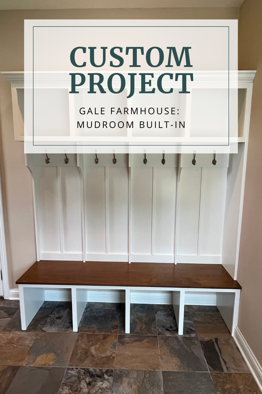 Gale Farmhouse: Mudroom Built-In