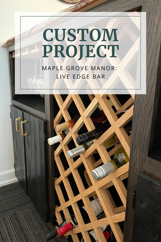 Maple Grove Manor: Live Edge Bar