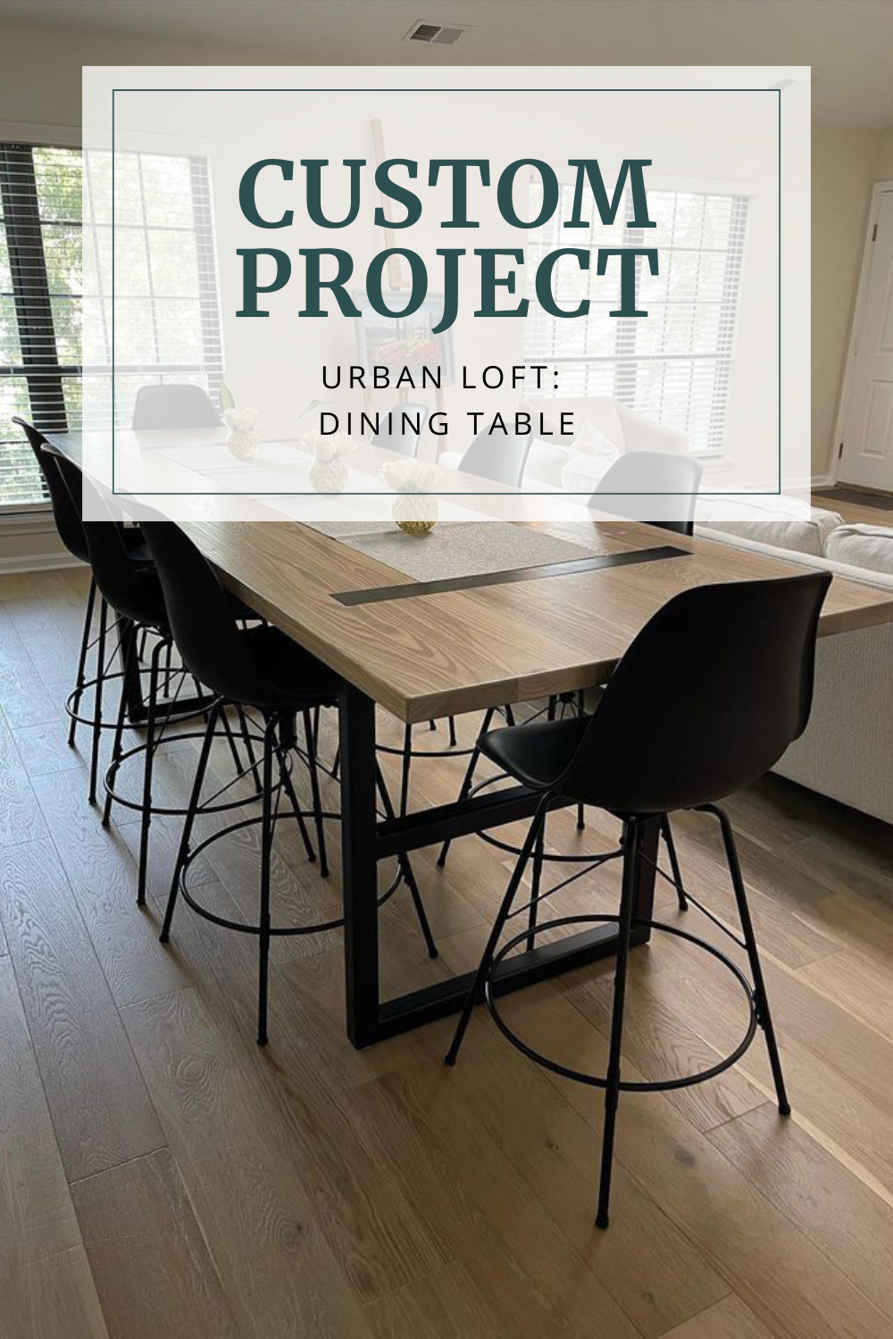 Urban Loft: Modern Industrial Dining Table