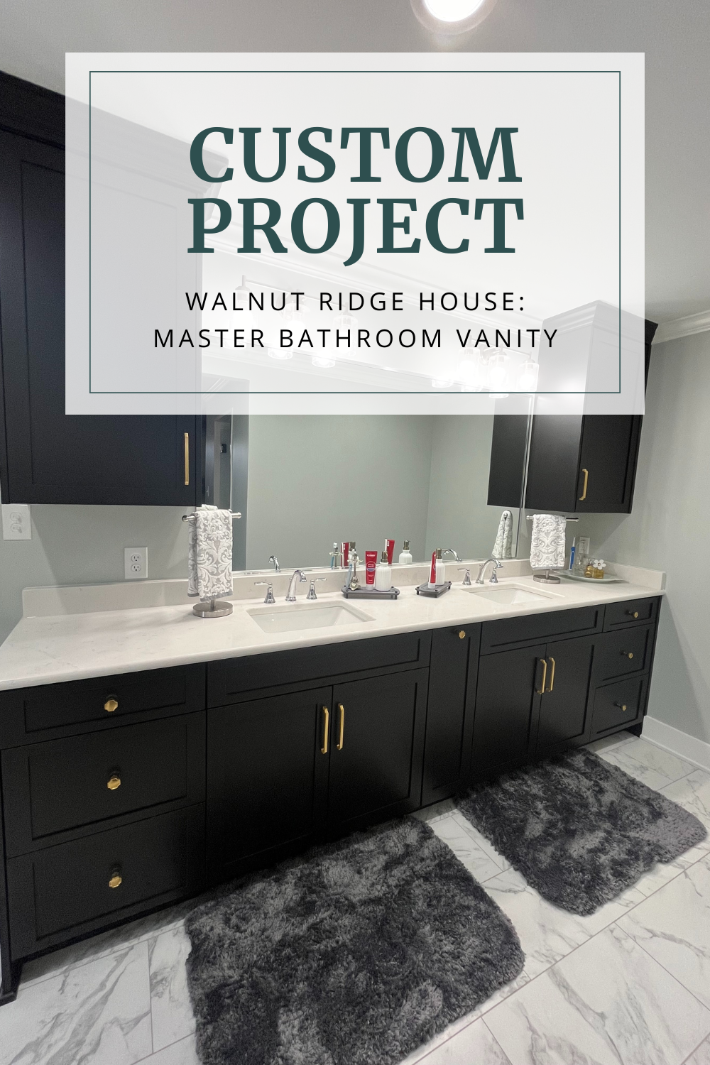 Modern Elegance Meets Everyday Functionality: A Custom Master Bathroom Vanity Build